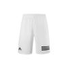 Casual Striped Solid Color Sports Shorts Men Bottoms White GL5412