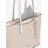 Michael Kors Сумка-тоут Arden с верхней молнией, большая, с фирменным принтом Mk 35f5g4xt3b2605, светло-кремовый, мульти