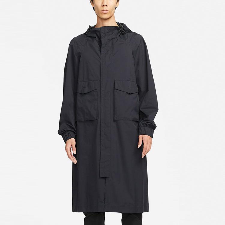 Nike Тренчи серии Esc Мужские Черные С капюшоном Умеренные Другое DH2906-010