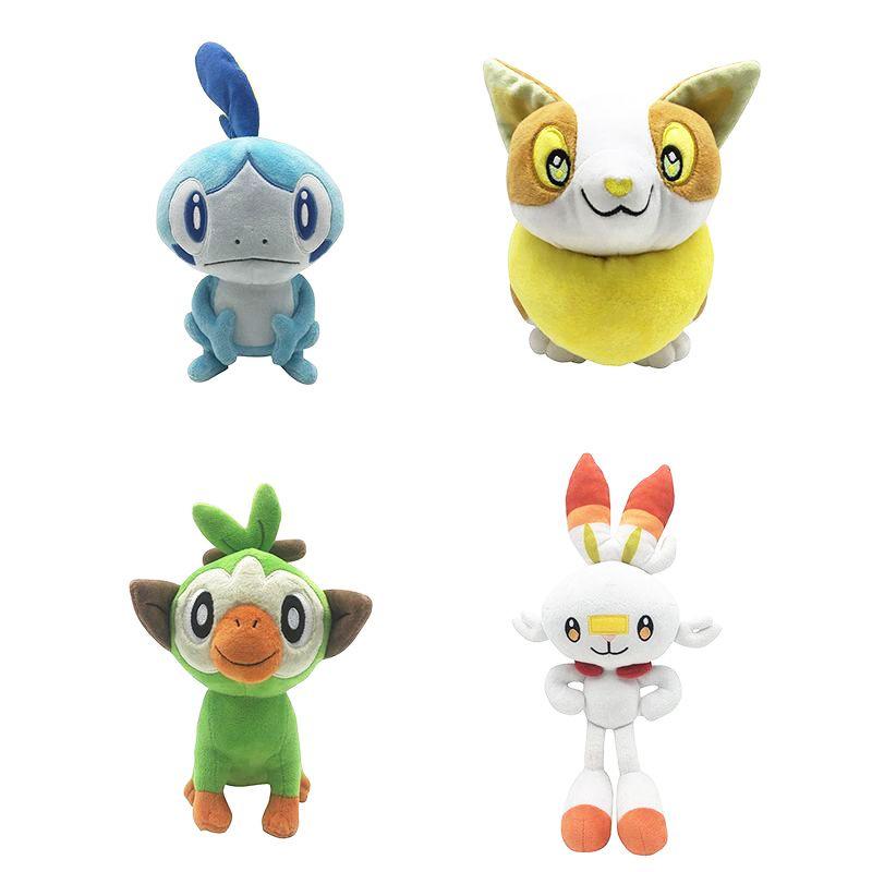 Sword Pokémon And Shield Plush Toy Game Stuffed Doll Soft Figure Kids Fans Gift