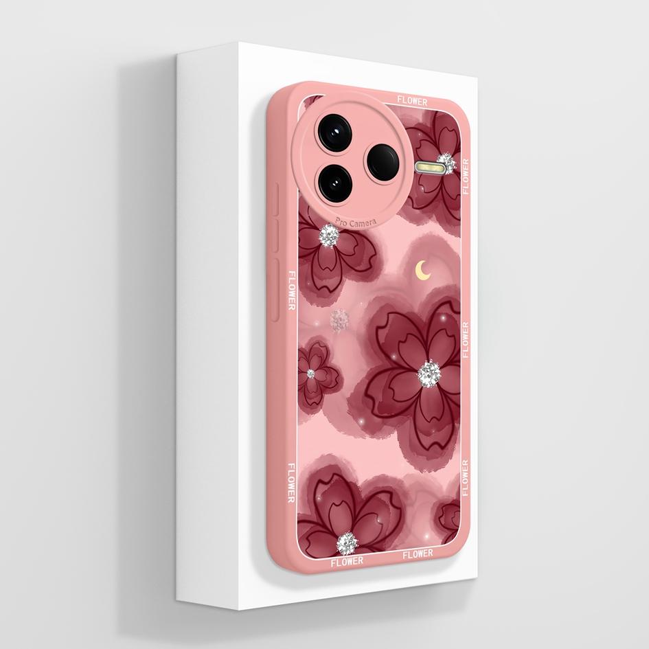 Для Redmi K80 K30 K30i K30S K40 K40S K50 K60 K60E K70 K70E Pro Gaming Ultra Turbo 3 4 Чехол Pretty Flower Мягкий силиконовый противоударный чехол для Redmi Capa