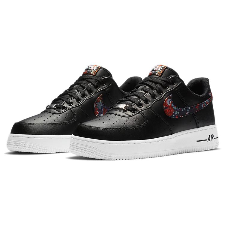 Nike Air Force 1 Low Черный Цветочный CZ7933-001