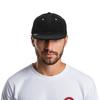 Croogo Short Brim Solid Simple Work Hat for and Outdoor Activities Men's Cap, Soft, Breathable, Color, Skateboarding, Running, Golf, (G-ASB03-Black)