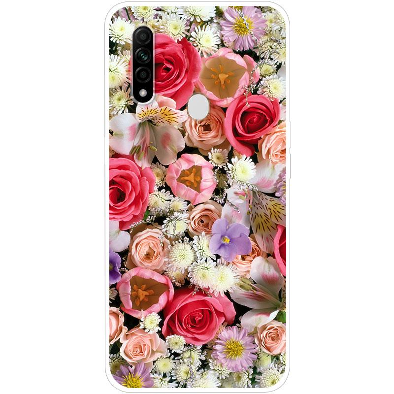 Для OPPO A31 OPPOA31 чехол Мягкая силиконовая задняя крышка чехол для телефона с рисунком Звездное небо