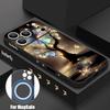 Светящийся Фантастический Дерево Бабочка Чехол Для iPhone 17 Pro Max Магнитный Для Magsafe Силиконовая Крышка Для iPhone 16 Pro Max Funda iPhone 15 14 13 12 11 16E