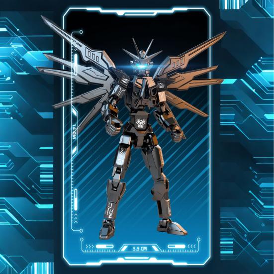 Подвижные суставы Робот Экшн-фигурка с аксессуарами Магнитная 3D-печать