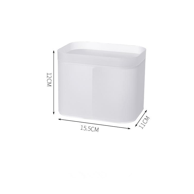 Органайзер для макияжа для косметики, большая вместительная коробка для хранения косметики, настольная ювелирная коробка для лака для ногтей, пластиковая матовая сетка для макияжа