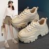 Dad Shoes Women's Sneakers Increase In Height, New Little White Platform Women's Shoes Casual Shoes Trendy One 2025
