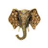 Creative Elephant Giraffe Brooch Shiny Rhinestone Cute Animal Fawn Enamel Pin Jewelry Gifts for Men and Women for Daily Wear