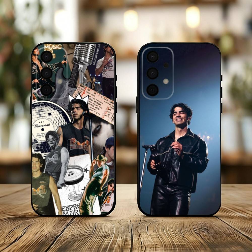 Чехол для телефона Singer J-Joe J-Jonas для Samsung Galaxy A73, A72, A71, A70, A53, A52, A51, Других, Мягкий черный чехол