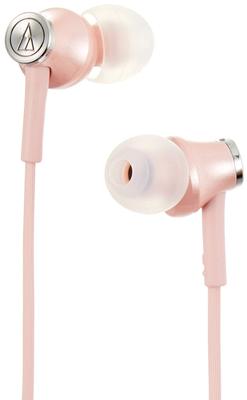 Внутриканальные наушники Audio-Technica цвет розовый размер стандартный.