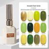 Avocado Green Glitter Gel Polish Set 2024 – Versatile Color System for Nail Salons