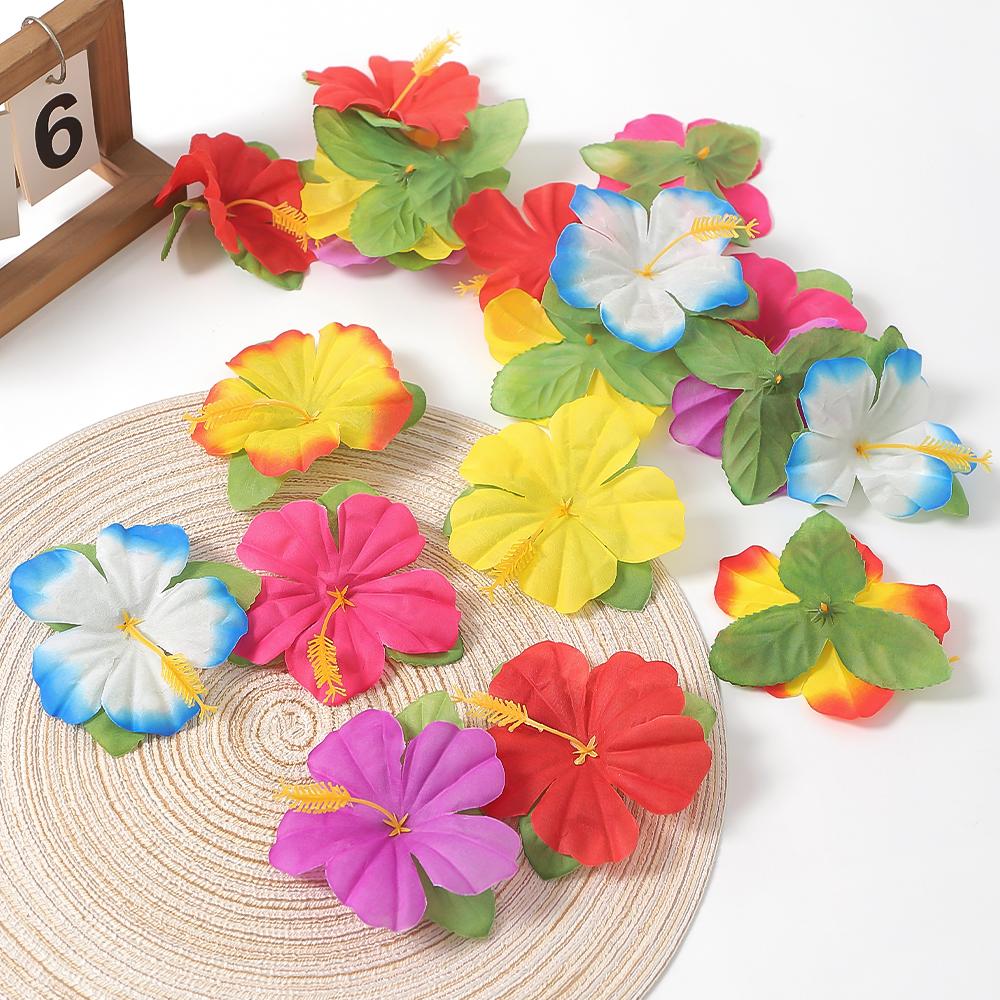 20Pcs Brown Leaves Artificial Flowers for Party Birthday Party Wedding Decoration Bride Home Table Decor Craft Gift Accessories