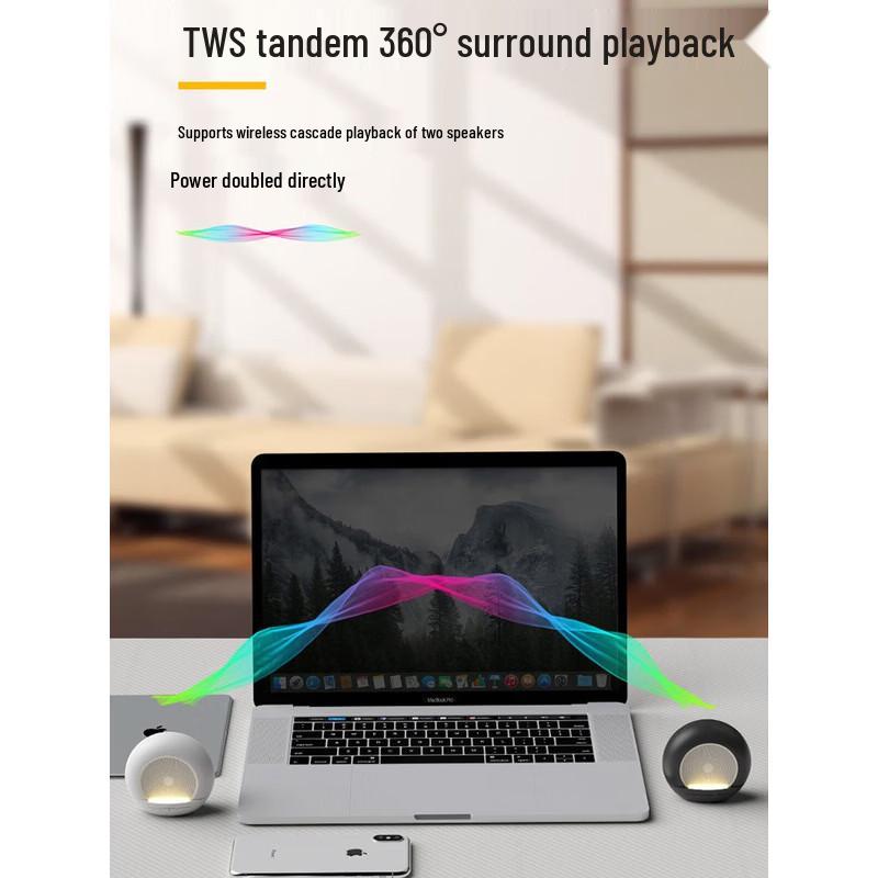 Умная Bluetooth-колонка и будильник DW06, вилка CN (адаптер в комплекте)
