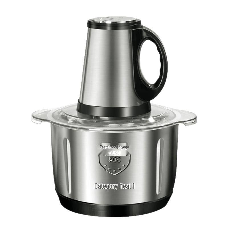 High-Power Multi-Function Electric Meat Grinder with Five Blades for Kitchen