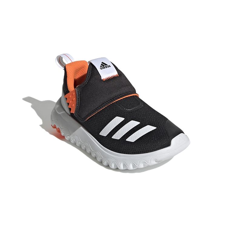 adidas Suru365 Slip-On C Black Impact Orange Детские кроссовки Core-Black Cloud-White GY6671