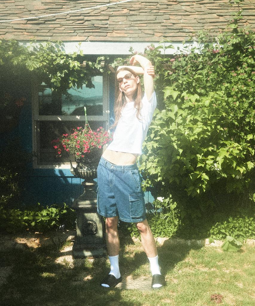 INSTANTFUNK Ms Cargo Shorts - Blue