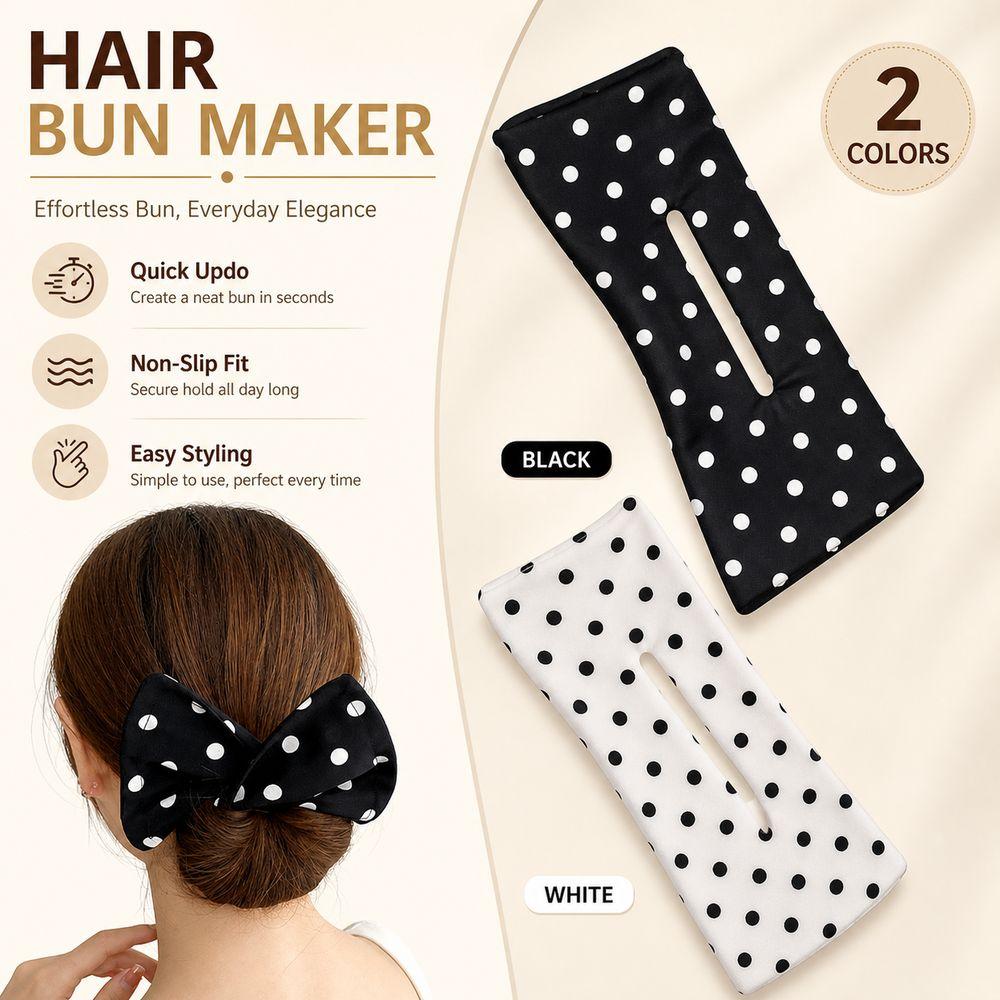 Adjustable Hair Bun Maker Fabric Bun Shaper Ponytail Holder New Ponytail Holder Hair Twister