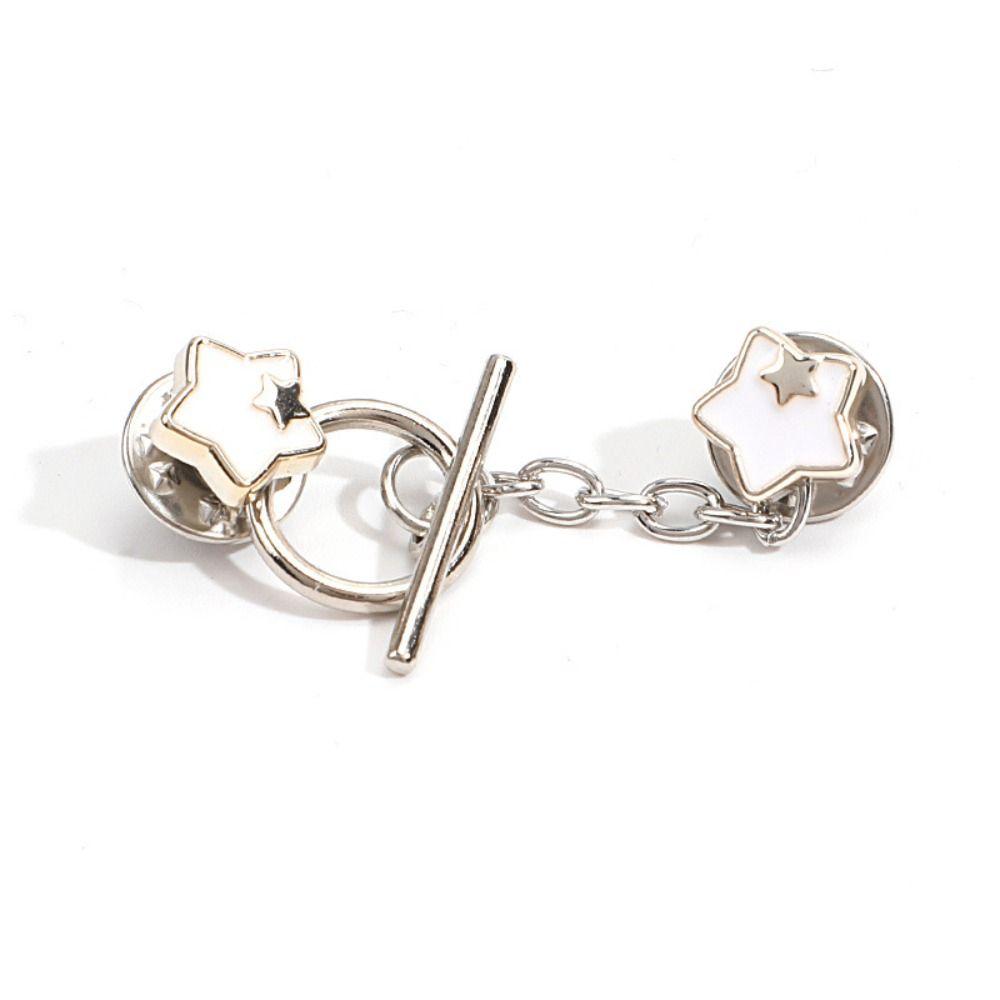 Булавки с зажимом на пуговицах Антисветовая брошь Антисветовой артефакт Декольте Фиксированная булавка для одежды