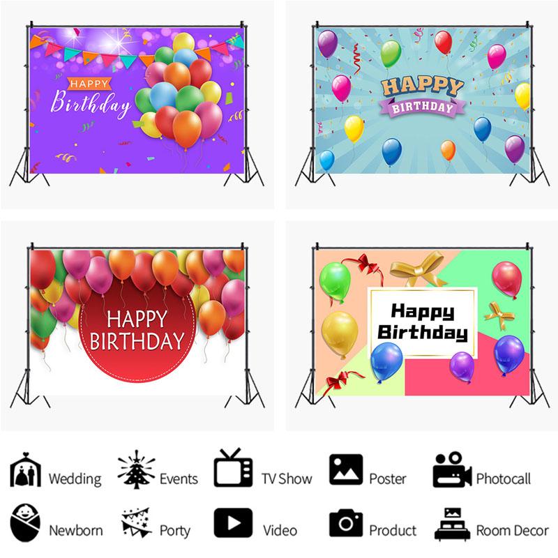 С Днем Рождения Фон Ткань Баннер Фото Реквизит Вечеринка Домашний Декор Стены