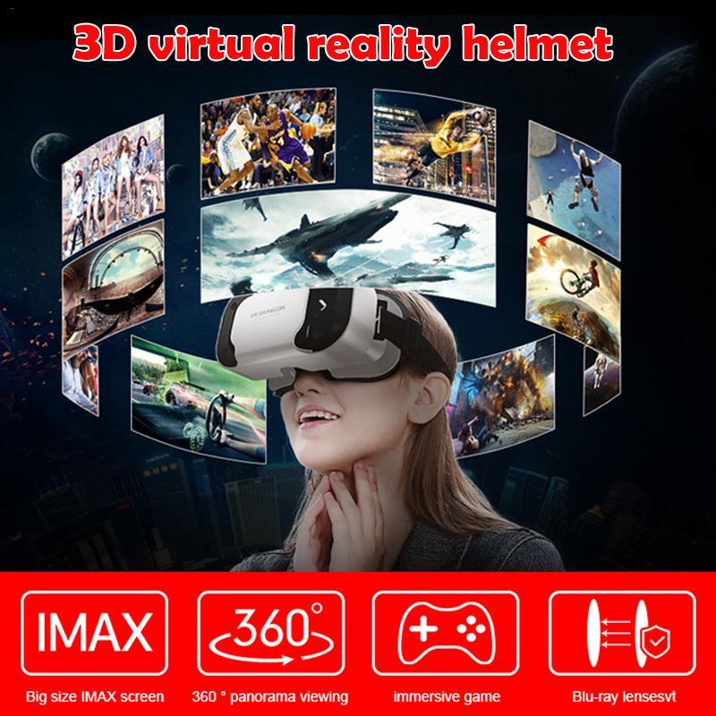 VR SHINECON G05A 3D VR-очки-гарнитура для смартфонов Android iOS с диагональю 4,7–6,0 дюймов
