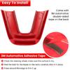 Steering Wheel Cover Trim Interior Accessories Decoration Kit for 2015-2024 Dodge Challenger Charger, for 2014-2024 Dodge Durango & Jeep Grand