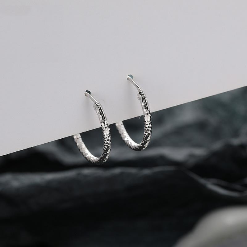 Блестящие серьги-каффы в цыганском стиле, нишевый дизайн, серьги-кольца в стиле холодного ветра, серьги для привлечения трафика в прямом эфире Douyin