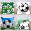 Cartoon Football Pillow Case Cushion Cover Soft Cute Throw Pillow Case For Car Sofa Pillowcase Polyester With Zipper