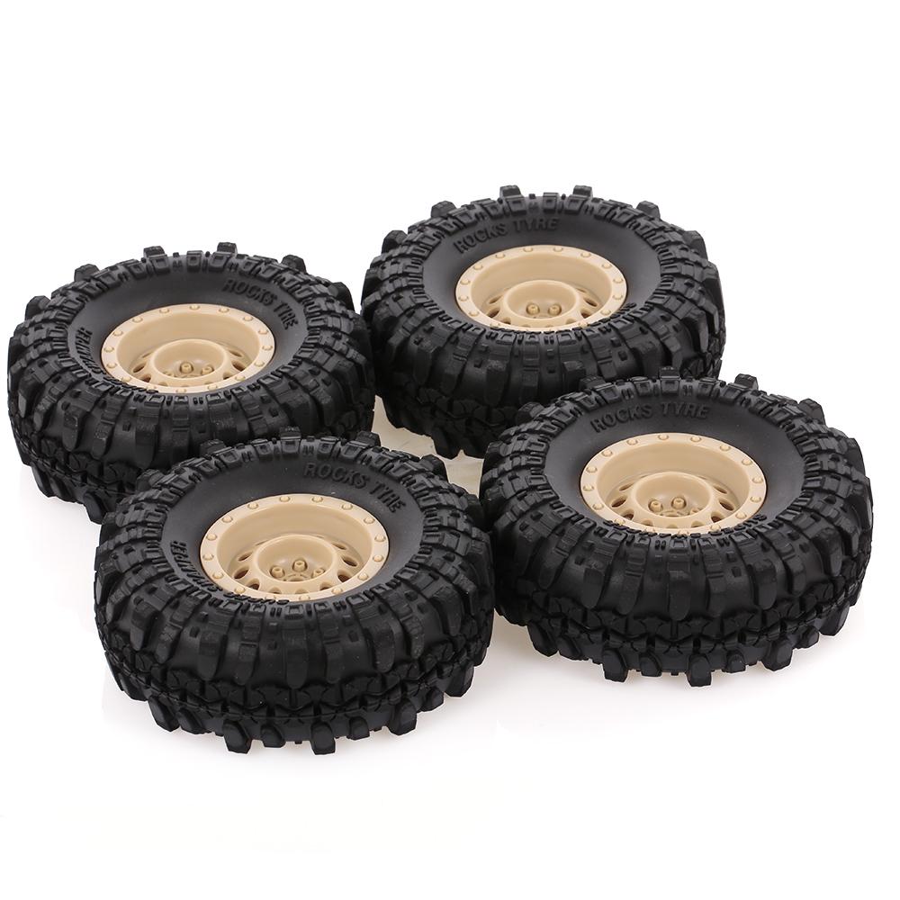 4 шт. AUSTAR 110 мм 1,9-дюймовый обод резиновая шина колесо для 1/10 радиоуправляемого автомобиля Traxxas HSP Redcat RC4WD