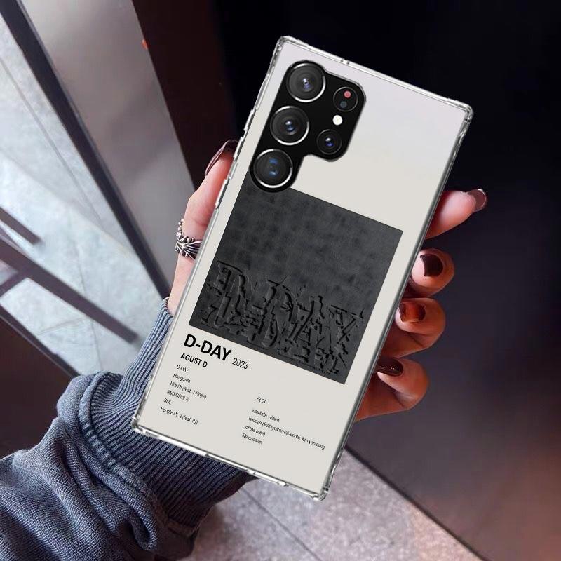 Чехол для телефона SUGA D-DAYs для Samsung Galaxy S26 S25 Edge S24 S23 Ultra S22 Plus S21 FE S20 + Мягкий чехол с принтом Fundas Galaxy S25 S2
