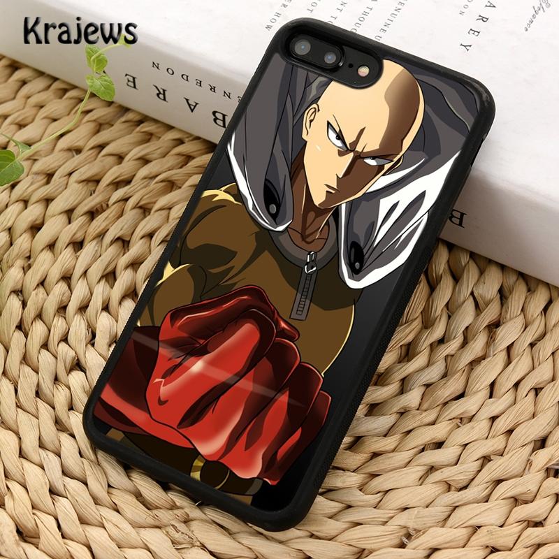 Krajews One Punch Man Japan Manga Phone Case Cover For iPhone 14 5 SE 6s 7 8 Plus 11 12 13 Pro X XR XS Max Samsung S21 S22 Ultra