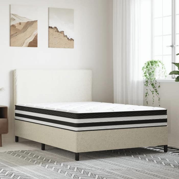VidaXL Matelas à ressorts ensachés moyen 140x200 cm 372920