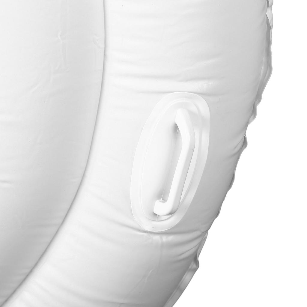 Inflatable Hot Tub Cover PVC 5.4FT Round Hot Tub Foldable Protective Rain Overflow Energy Saving