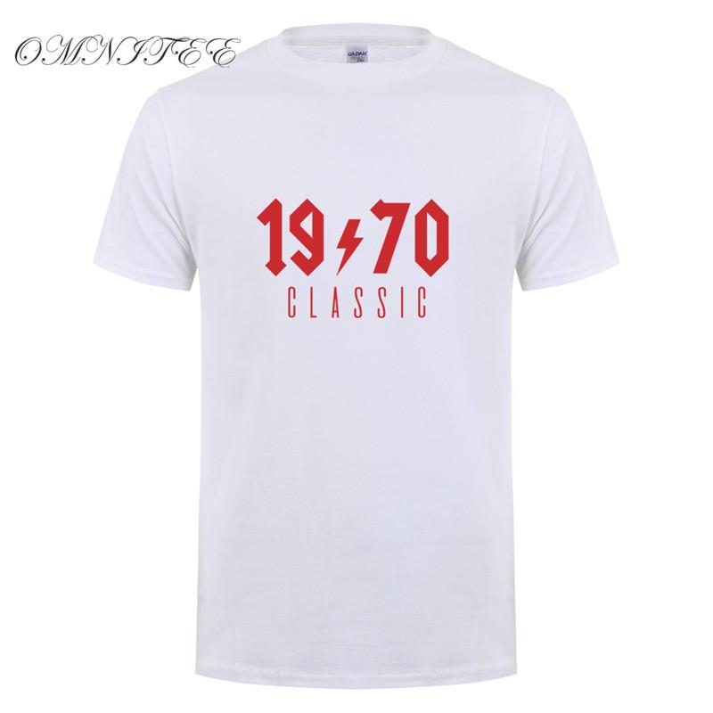 Omnitee Fashion 1970 Classic T Shirts Unisex Cotton Summer Funny Short Sleeve Birthday Gift T Shirt Tops Tee Unisexs Tshirt Oz190