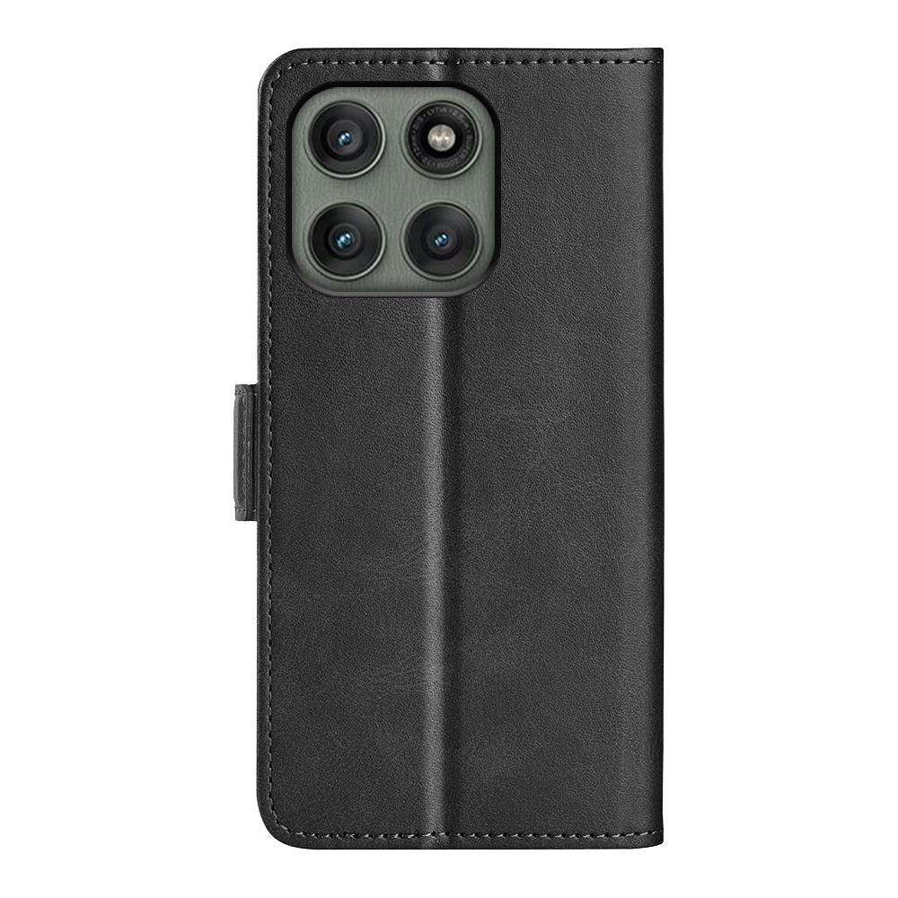 Чехол-кошелек из телячьей кожи с текстурой для Motorola Edge 60 Pro 5G