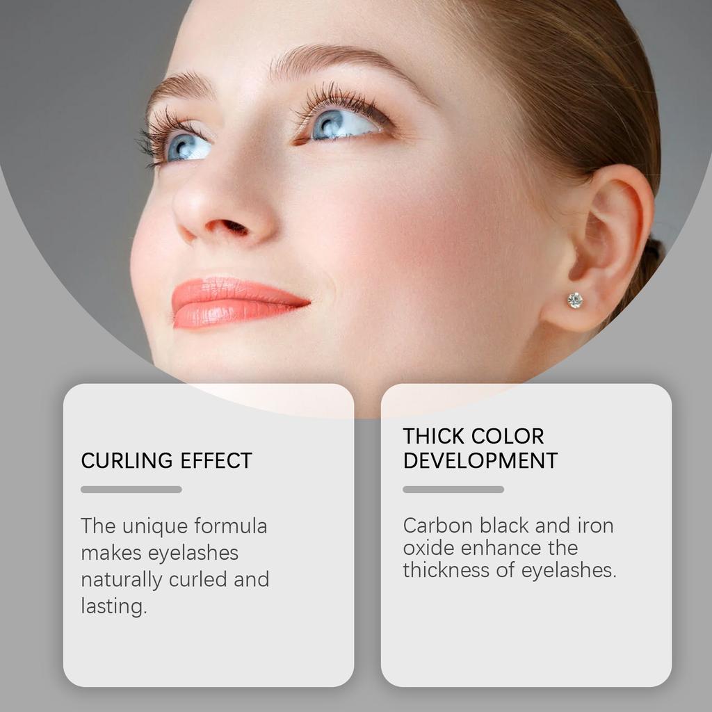 Makeup Neutral Mascara Thick And Long Curling 4D Waterproof Liquid Fiber