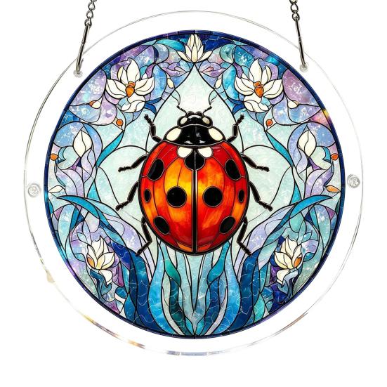 Acrylic Puzzle Sun Catcher with Colorful Light Projection DIY Window Hanging