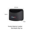 New Car Door Storage Box PU Leather Auto Seat Back Hanging Trash Can Bin Accessories For BMW X1 X2 X3 X4 X5 X6 X7 G20 G30 6