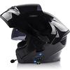 Electric vehicle helmet for men and women with Bluetooth, dual visors, winter helmet, motorcycle racing helmet, all-season full-face safety helmet