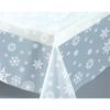 Plastic Snowflake Party Table Cover