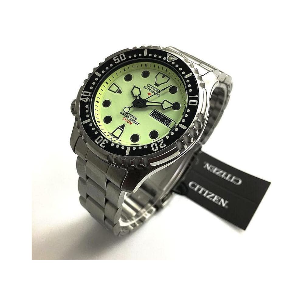 Мужские автоматические дайверские часы Citizen Promaster NY0040-50W, водонепроницаемость 200 м, нержавеющая сталь, люминесцентные
