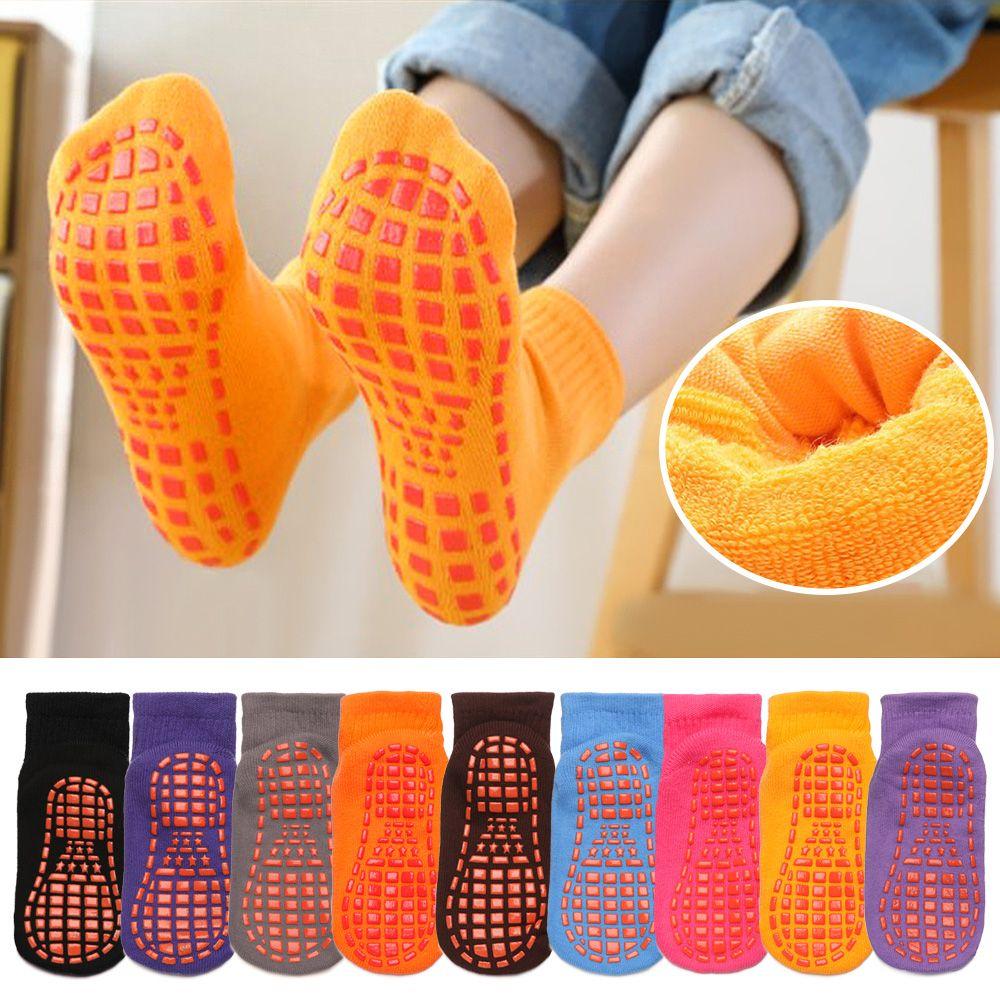 Combed Cotton Yoga Non-Slip Children Floor Sock Newborn Cotton Sock Autumn Winter Socks Baby Socks