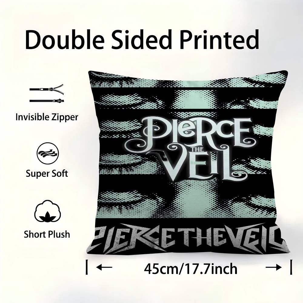 P-pierce The-Veil Группа Классический Фильм Наволочка 30x50 Полиэстер Подушки для Дивана Декоративные Подушки Наволочка для Дома