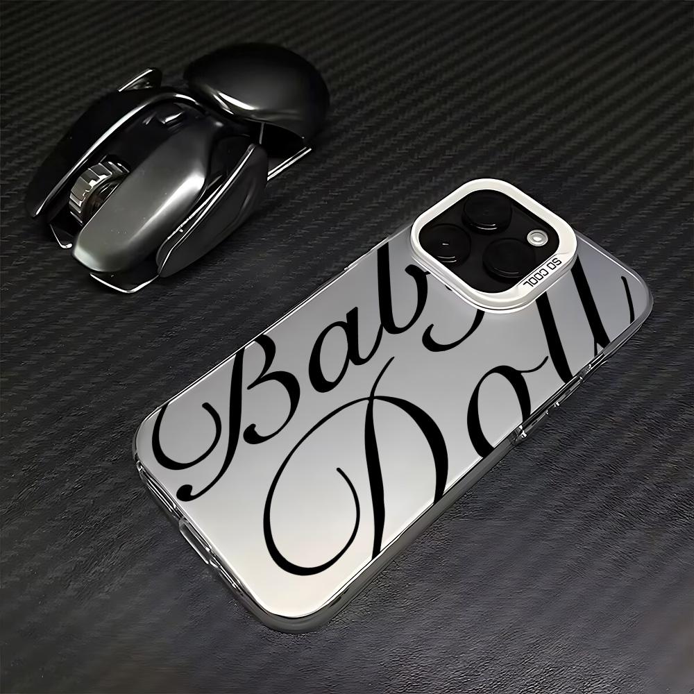 Стильный чехол для телефона Baby Doll для iPhone 17 Air 16 e 15 14 13 12 11 Pro Max Plus Mini SE 2020 2022