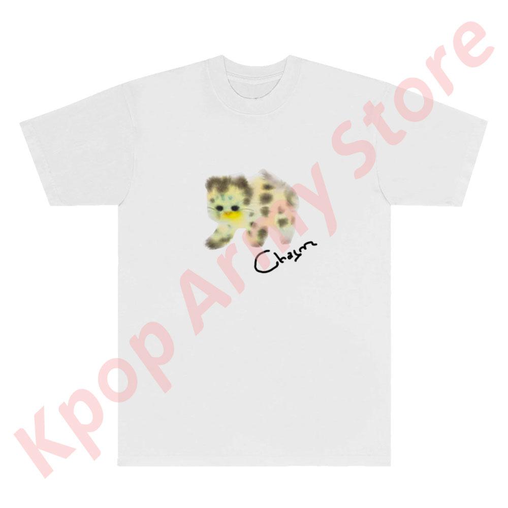 Clairo Charm Cat Tee Tour New Logo Merch TShirts Cosplay Women Unisex Fashion Casual Crewneck Short Sleeve