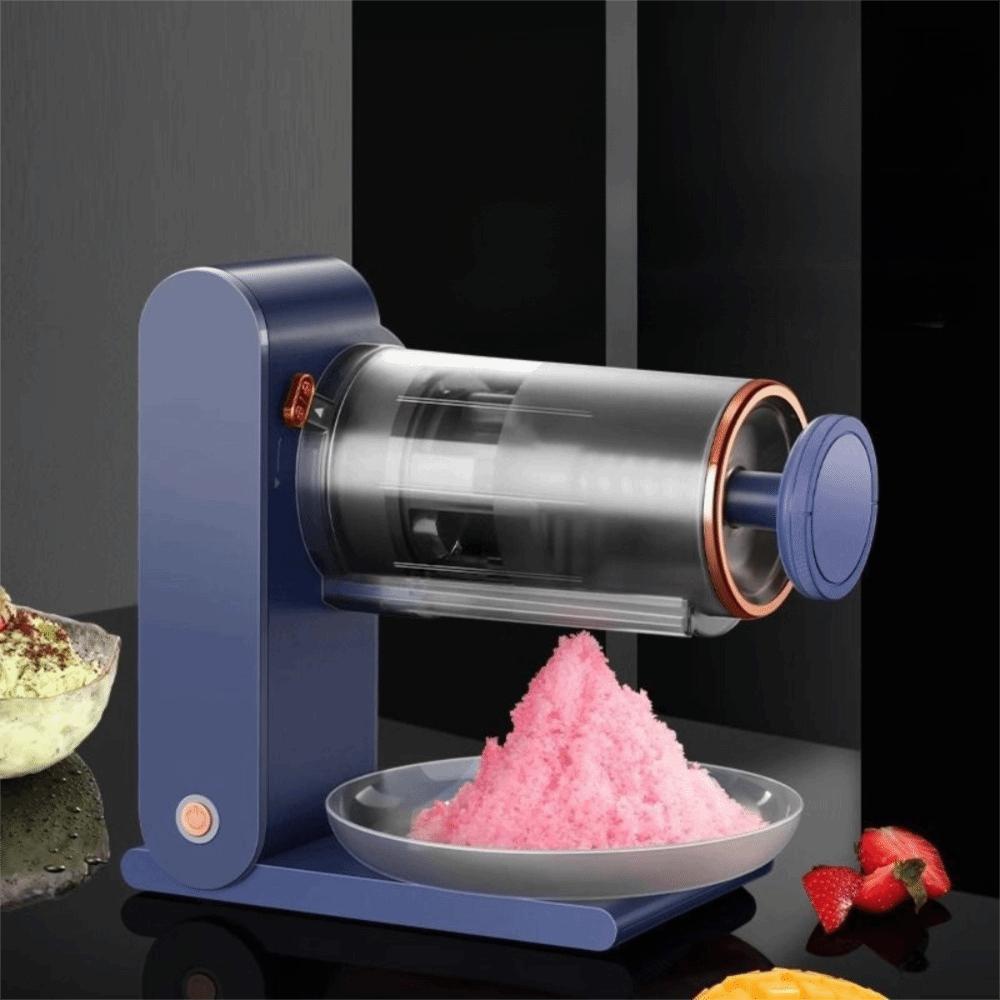 Wireless Ice Crushing Machine with Tray Ice Shaver Multi-purpose Ice Crusher Drink Shop