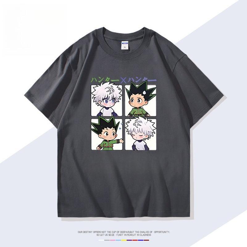 Аниме Hunter X Hunter Футболка с принтом Killua Унисекс и Женская Футболка Унисекс Топ Спортивная Футболка Унисекс Летняя Футболка 2026
