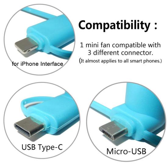 Портативный 3 в 1 Бесшумный Домашний Дорожный 1 USB Офисный Мини Охлаждающий Вентилятор Мобильный