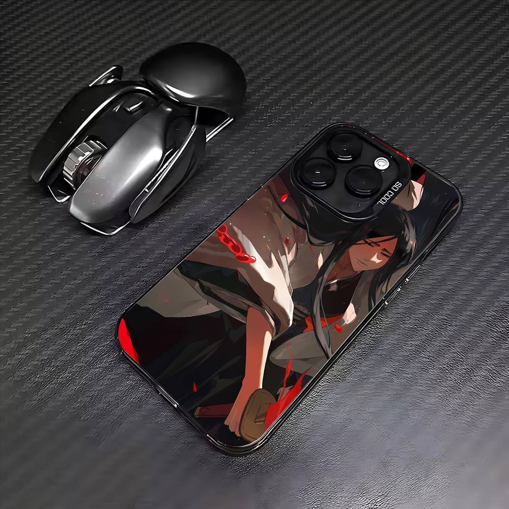 Чехол для телефона Retsu Unohana B-Bleachs для iPhone 17, 16, 15, 14, 13, 12, 11 Plus, Pro Max Цветной Посеребренный Внутренний Чехол