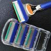 New 4 Pieces Shaver 5-Layer Blade for Men's Facial Care Men's Razor Steel Blade Safe And Smooth